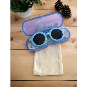 Şeffaf Kutu Içerisinde Mavi Renkli Uv Korumalı Çocuk Güneş Gözlüğü