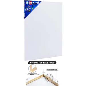 Tuval 35X50 1 Adet Gerdirme Apartlı Arkadan Zımbalı 35*50 Tual Akrilik Boya Yağlı Boya