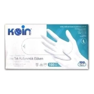 Pudrasız Eldiven 100'lü Paket - L