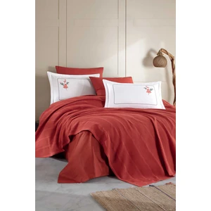 Elart pamuk Pike Seti Çift Kişilik 6 Parça Flores Tarçın