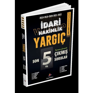 2023 Yargıç Idari Hakimlik Son 5 Yıl Orijinal Çıkmış Sorular