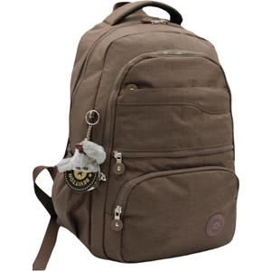 Krinkıl Kumaş Unisex Vizon Okul Sırt Çantası 2400