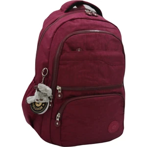 Krinkıl Kumaş Unisex Bej Okul Sırt Çantası 2400