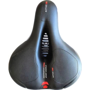 Reflektörlü Sele Bisiklet Geniş Konfor Yumuşak Ortası Delikli Bisiklet Selesi Lüx Bisiklet Oturak