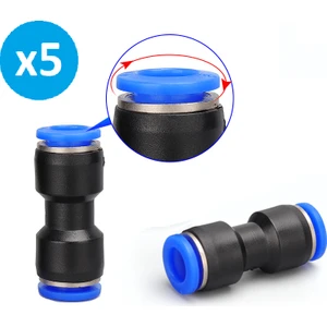 Skyce Pnömatik Düz Nipel 6 mm Paket 5 Adet