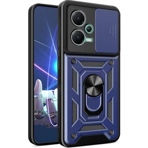 Kny Xiaomi Redmi Note 12 5g Kılıf Ultra Korumalı Yüzüklü Manyetik Sürgülü Vega Kapak