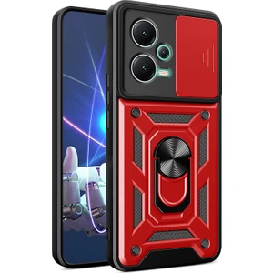 Kny Xiaomi Redmi Note 12 5g Kılıf Ultra Korumalı Yüzüklü Manyetik Sürgülü Vega Kapak