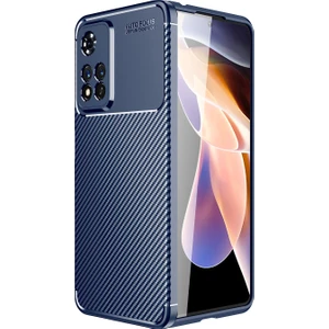 Kny Xiaomi Redmi Note 12 Pro 4g Kılıf Karbon Desenli Lux Negro Silikon