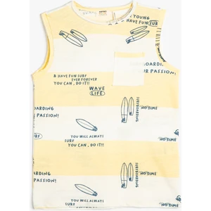 Atlet Kolsuz Baskılı Pamuklu