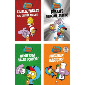 Kral Şakir 13 Cilala, Parlat Bir Dürüm Patlat -Dikkat Kaygan Zemin -Hayat Kısa Filler Uçuyor -Dürümler Karışık 4 Kitap