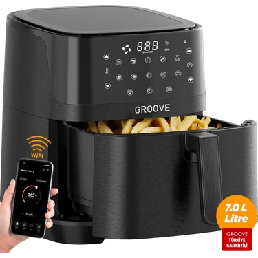 Groove Max Xxl 7l 1800W Wifi Smart Airfryer Air Fryer Yağsız Sıcak Hava