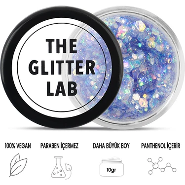 The Glitter Lab - Jel Formlu Glow Dark Glitter ~10