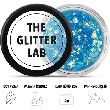 The Glitter Lab - Jel Formlu Parlak Glitter - Magic Ocean ~10