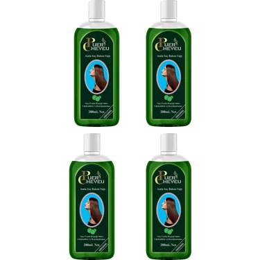 Puer Cheveu Dabur Amla Saç Bakım Yağı 200 ml 4 Adet Amla Yağı Puer 200