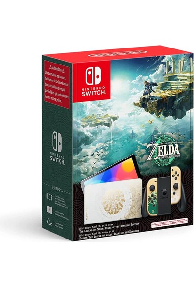 Nintendo Switch OLED Zelda : Tears Of The Kingdom Edition ( Ithalatçı Garantili )