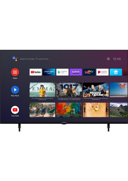 43 GHU 7000 B 43" 109 Ekran Uydu Alıcılı 4K Ultra HD Android Smart LED TV