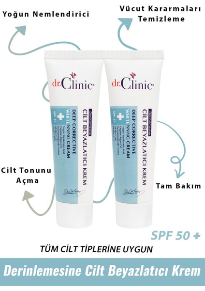 Cilt Beyazlatıcı 2 Li Cilt Bakım Seti 50+ 50 ml