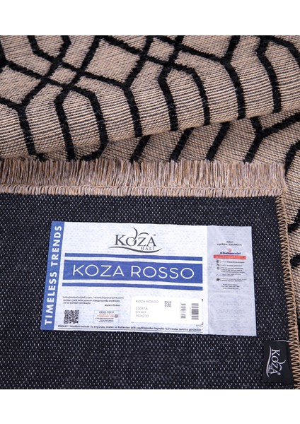 Rosso Siyah Dokuma Halı Sisal Halı Jüt Halı 23037A fırsatları