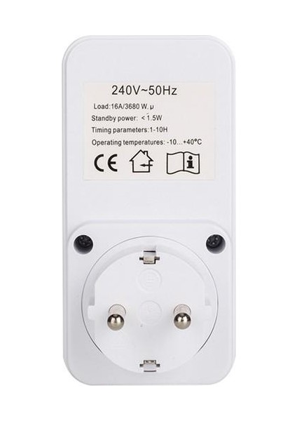 Elektrik Priz Fiş Zamanlayıcı Soket Geri Sayım Akıllı Eu Fiş (Yurt Dışından) fırsatları