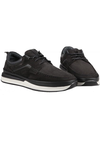 9902 Deri Siyah Nubuk Erkek Günlük Ayakkabı indirimleri