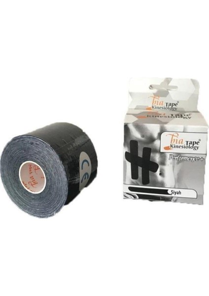 Bia Tape Kinesio 5CMX5M Siyah Sporcu Bandı