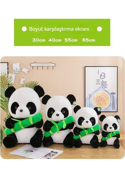 CC Stores Bambu Yaprağı Panda Buz Peluş Oyuncak Panda Iyi Şanslar Panda Oyuncak Çocukların Çocuklukta Mutlu Büyümesine Eşlik Eder (Yurt Dışından)