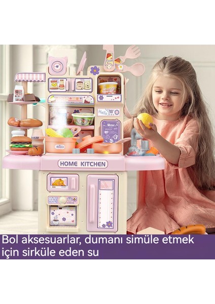 Çocuk Mutfak Oyuncakları Büyük Set Eğitici Oyuncaklar (Yurt Dışından)