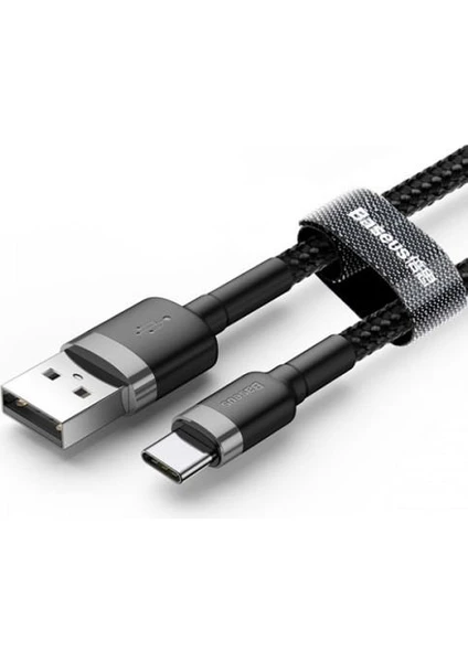 Super Şarj 3.0A 1mt Kopmaz Halat Kablo Type C Şarj Kablosu Veri Kablosu Hızlı Şarj Halat USB Kablo