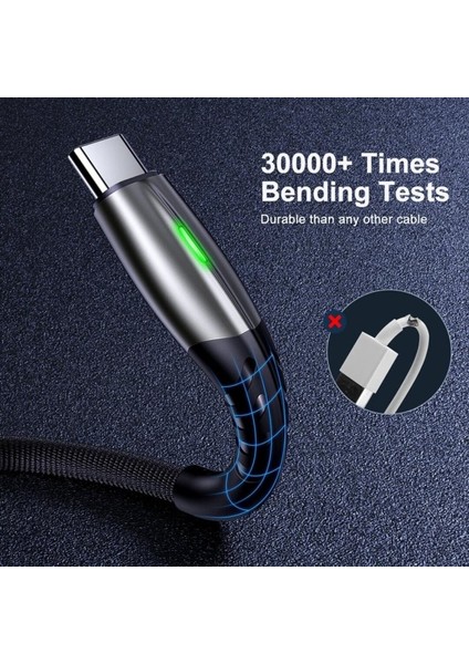 A9 Çoklu Şarj Adaptörü+ J2 Type-C 5A/100W Şarj Kablosu -2mt