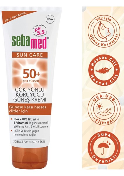 Sun Koruyucu Güneş Kremi SPF50+ 75ML