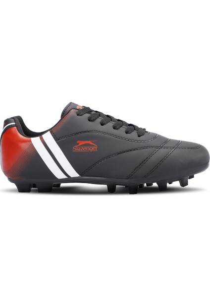 MARK KRP Erkek Çocuk Halısaha Futbol Kramponu Siyah / Beyaz / Kırmızı