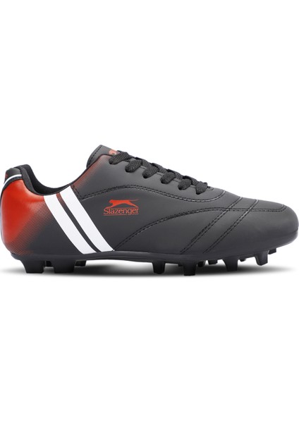 MARK KRP Erkek Halısaha Futbol Kramponu Siyah / Beyaz / Kırmızı