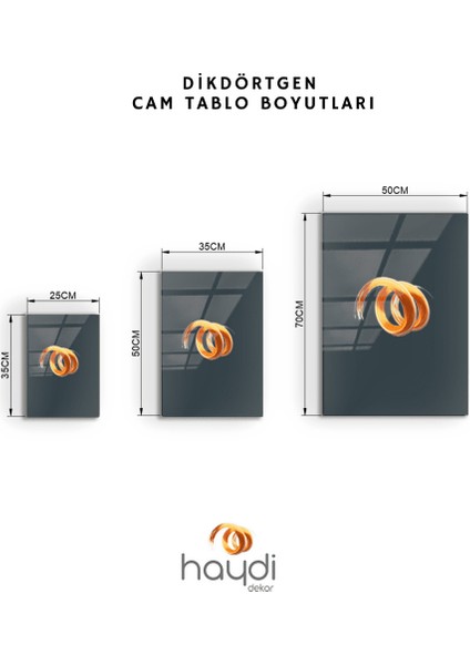 Elif Harfi Siyah Zemin Cam Tablo