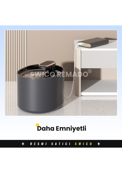 3l Filtre Fonksiyonlu Otomatik Pet Su Sebili - Gri (Yurt Dışından) fırsatları