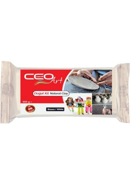 Ceoart Doğal Kil Beyaz 500 Gr.