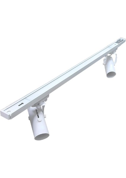Mimarled Monofaze GU10 Duylu 2 Adet Ray Spot+1 Metre Ray