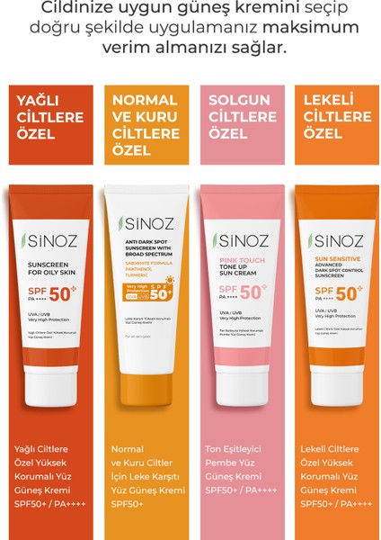 Pink Touch SPF 50 Cilt Aydınlatıcı Ton Eşitleyici Pembe Yüz Güneş Kremi 50 ML Tüm Ciltler için