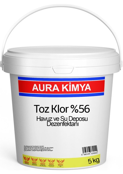 Toz Klor % 56 5 kg Crystal Pool