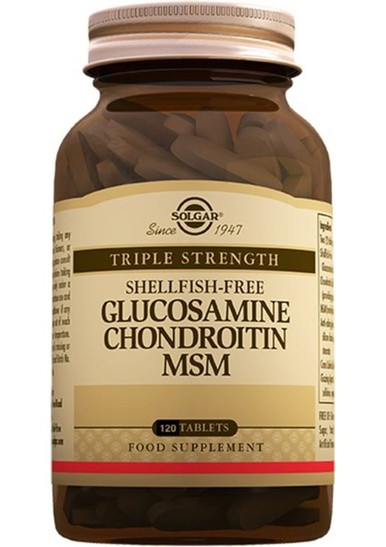 Glucosamine Chondroitin Msm 120 Tablet