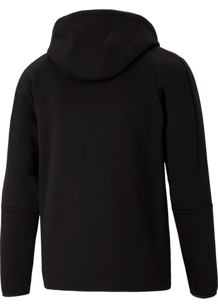 Erkek Puma Black Puma Evostrıpe Core Fz Hoodie Siyah Erkek Hoodie