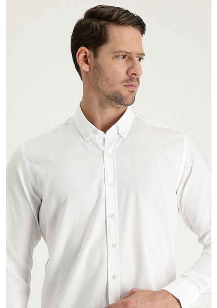 Uzun Kol Slim Fit Oxford Gömlek fiyatları