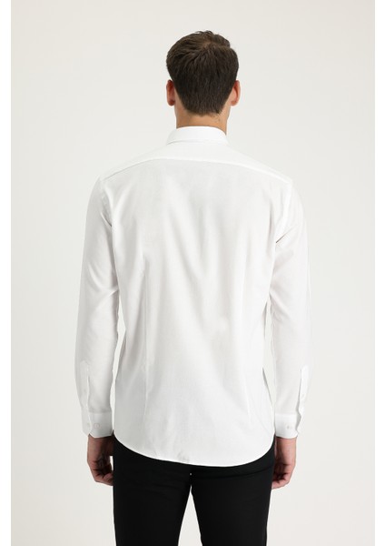 Uzun Kol Slim Fit Oxford Gömlek modelleri