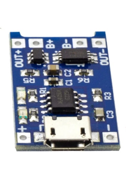 TP4056 Lityum Pil Şarj Modülü Micro - 5 Adet