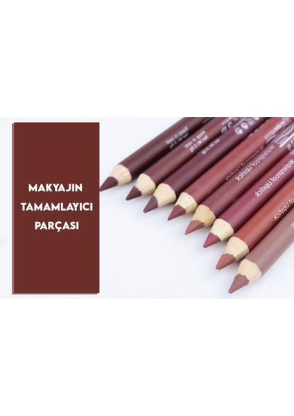 12'li Set Kalemtraşlı Kalın Dudak Kalemi modelleri