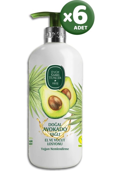 Avokado El ve Vücut Losyonu 500 ml x 6 Adet