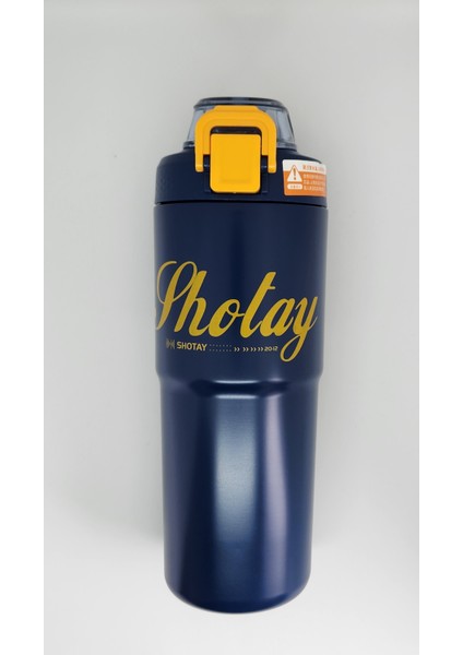 ST-8133 Lacivert 750ML Çelik Çift Başlıklı Termos Matara