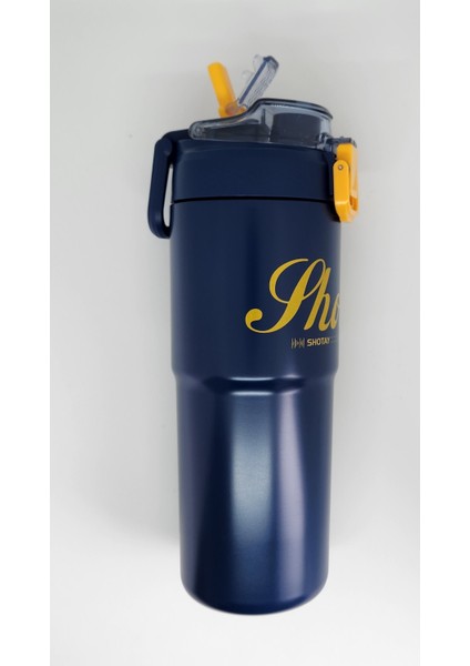 ST-8133 Lacivert 750ML Çelik Çift Başlıklı Termos Matara fırsatları