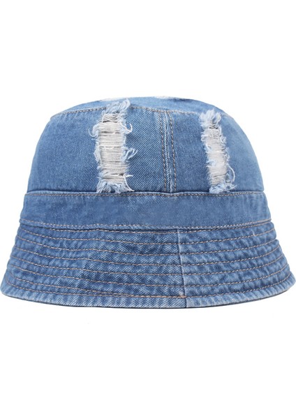 Denim Havza Kapağı Kırık Delikler Eski Balıkçı Şapkası Yapar (Yurt Dışından) fiyatları