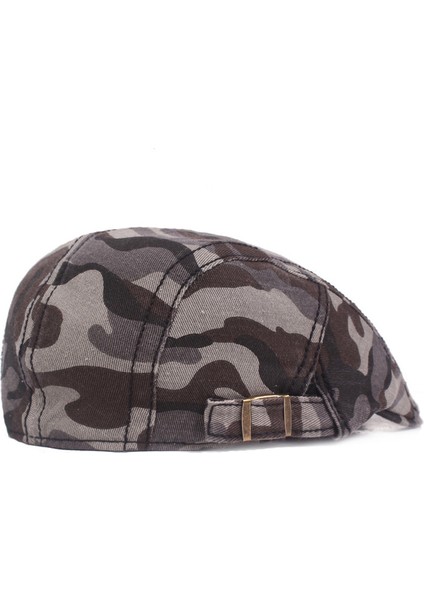 Açık Gündelik Ördek Dil Kapağı Kamuflaj Kumaş Bere (Yurt Dışından) modelleri