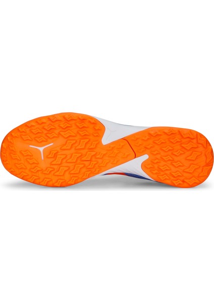 Erkek Blue Glimmer-Puma White-Ultra Orange Puma Future Match Tt Mavi Erkek/unisex Halı Saha Ayakkabı modelleri